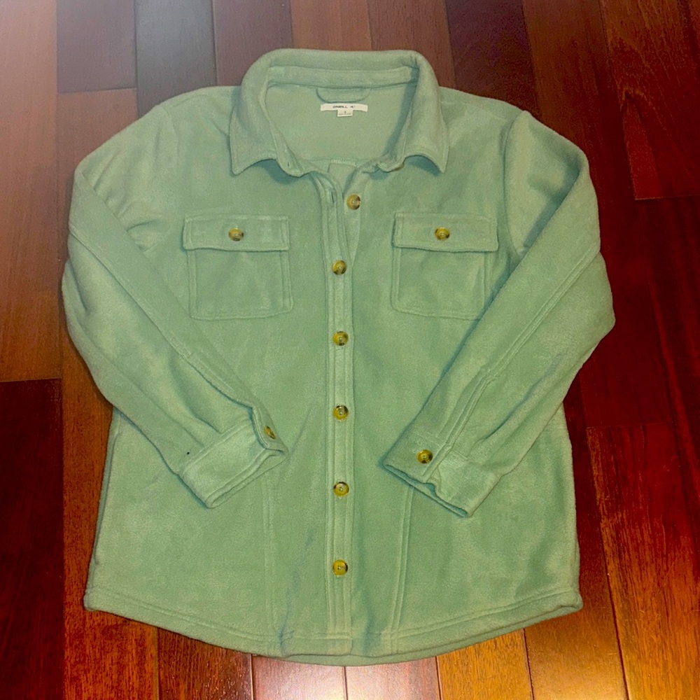 O'Neill Light Green Fleece Jacket NEW WITHOUT TAGS